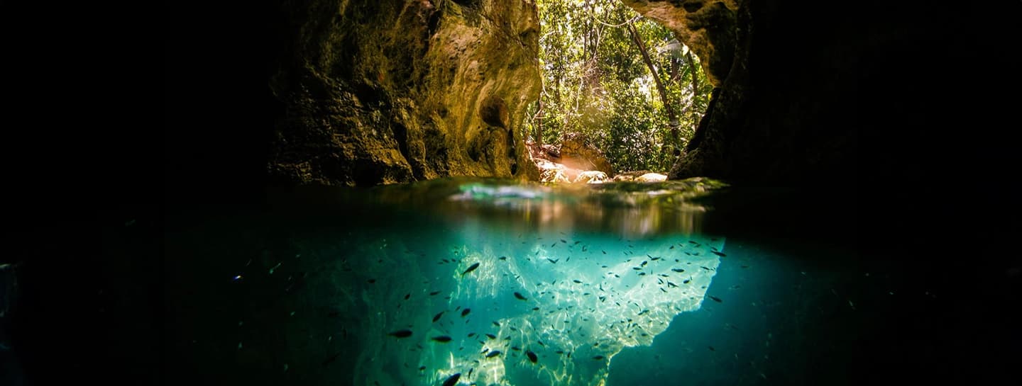 Belize Blue Hole Aerial